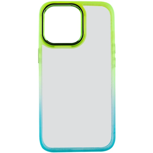Чехол для iPhone TPU Case TPU+PC Fresh Sip Turquoise/Citric for iPhone 13 Pro Max: Цвет зеленый