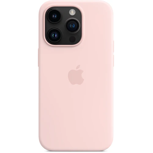 Чехол для iPhone Apple for iPhone 14 Pro Silicone Case with MagSafe Chalk Pink (MPTH3) : Тип чехла накладка на заднюю часть
