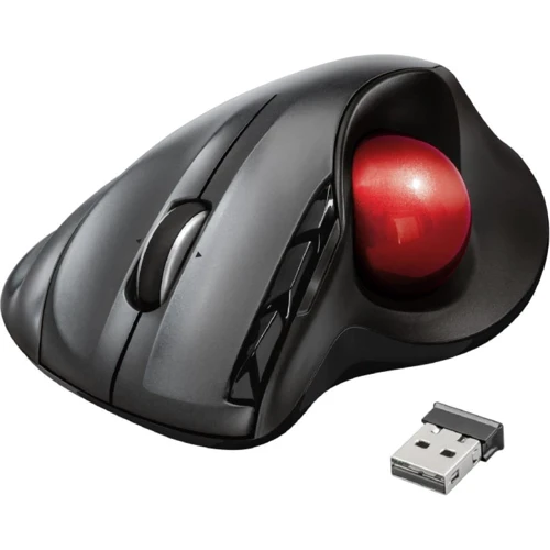 Мышь Trust Sferia Wireless Trackball Black (23121): Тип сенсора лазерный