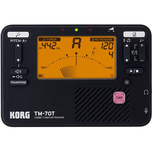Тюнер-метроном KORG TM-70T BK