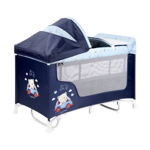 Манеж Lorelli SAN REMO 2L ROCKER (blue bear)