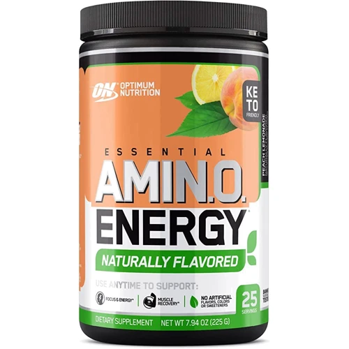 Амінокислота для спорту Optimum Nutrition Essential Amino Energy Natural Flavor 225 g /25 servings/ Peach Tea
