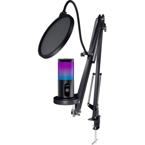 Микрофон Hator Signify RGB PRO (HTA-515): Способ подключения Проводной
