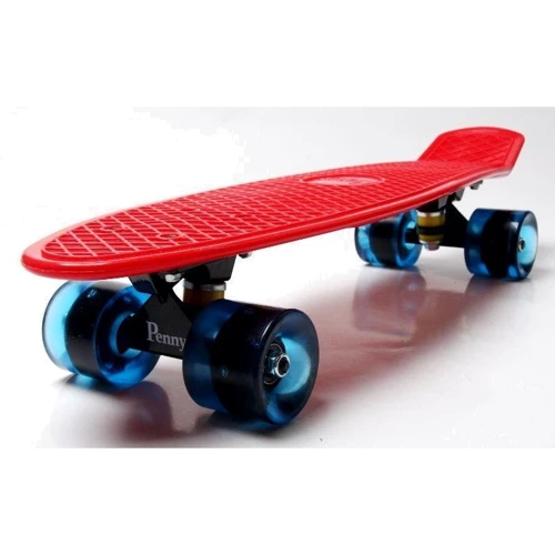 Penny Board Red Светящиеся колеса