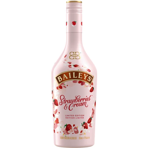 Лікер Baileys Strawberries + Cream 0.7л (BDA1LK-LBA070-015)