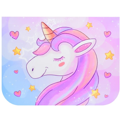 Детская парта со стульчиком B2071-42-3 (RU) Bambi. Единорог