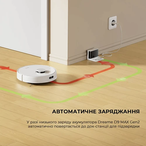Робот уборщик Xiaomi Dreame D9 Max Gen2 White фото 9