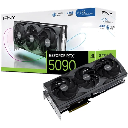 Видеокарта PNY GeForce RTX 5090 32GB (VCG509032TFXPB1-O): Форм-фактор Стандартная