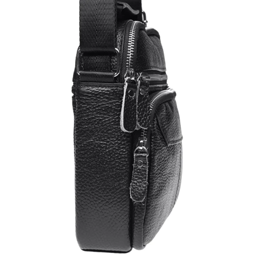 Мужская сумка через плечо Keizer черная (K13657-black): Тип Сумки