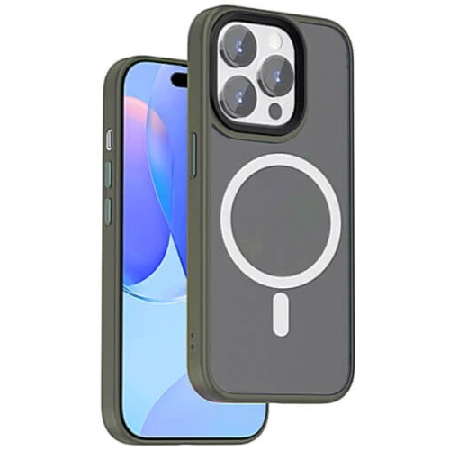 Чехол для iPhone WIWU Magnetic Colorful Series Gray for iPhone 15 Plus (FGG-011)