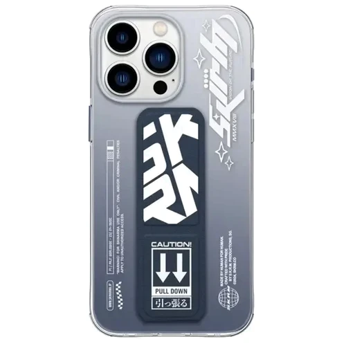 Чехол для iPhone SkinArma Cosmo with Grips-Tand Blue for iPhone 15 Pro