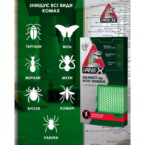 Пластина Irex Military від усіх видів комах (4820184441606) фото 3