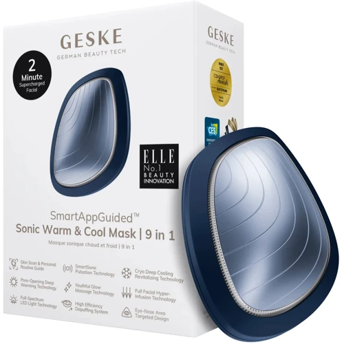 Ультразвукова маска тепло та холод GESKE Sonic Warm&Cool Mask 9в1 midnight