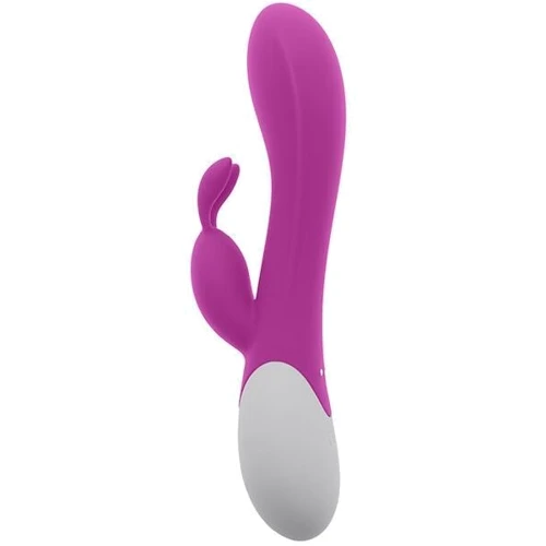 Вибратор-кролик S Pleasures Premium Corabi Rabbit (16 режимов, нагрев) розовый