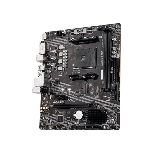 MSI A520M-A PRO: Оперативная память 2xDDR4 4600 МГц, до 64 ГБ