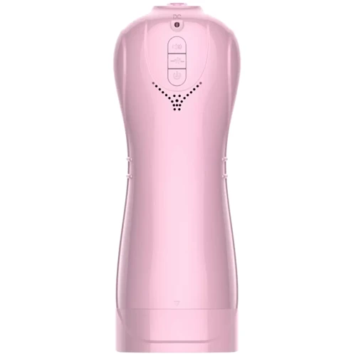 Мастурбатор с вибростимуляцией FOXSHOW Vibrating and Flashing Masturbation Cup Pink USB 7+7 Function, BS6300022