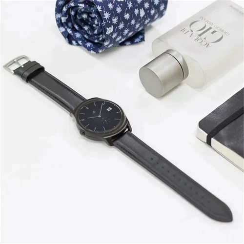 Ремешок Mobvoi 20mm Genuine Leather Strap Black for TicWatch C2 / C2 plus: Тип Ремешок