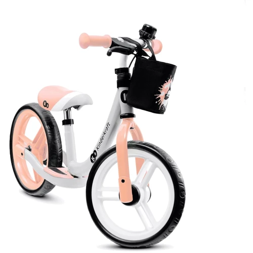 Беговел Kinderkraft Space Peach Coral (KRSPAC00CRL0000): Колеса литые