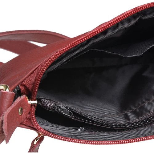 Женская сумка через плечо Keizer красная (K11181-red): Тип ручки Плечевой ремень