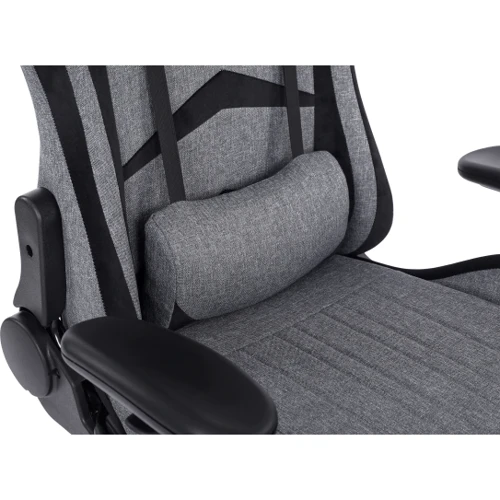 Ігрове крісло GT Racer X-2534-F Fabric Gray/Black Suede	 фото 8