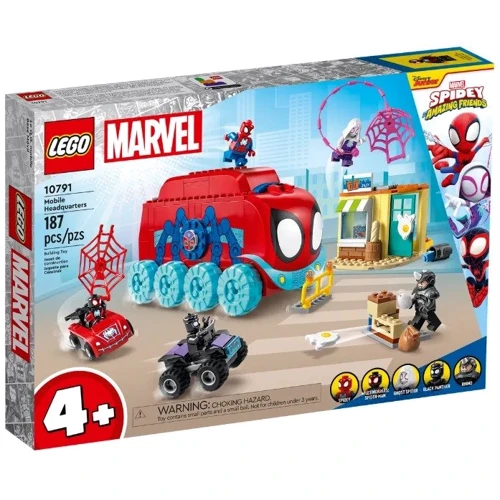 Конструктор LEGO Marvel Мобільна штаб-квартира команди Павука 187 деталей (10791)