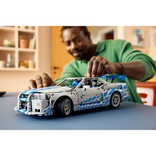 Авто-конструктор LEGO Technic Подвійний форсаж Nissan Skyline GT-R (R34) (42210)