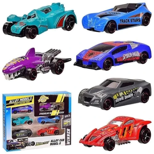 Набір машинок Гонка Bambi 6 шт (6012): Виробник Bambi