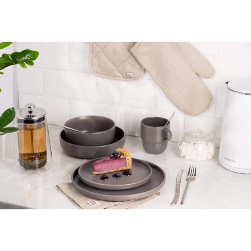 Салатник Ardesto Trento 16 см серый (AR2916TG