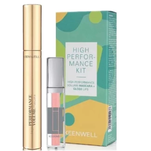Keenwell Набор Тушь для объема 10 ml + блеск для губ № 04 4ml