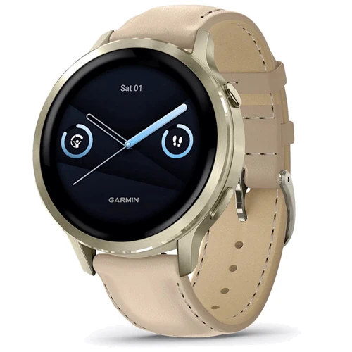 Смарт-годинник Garmin Venu 4 41mm Lunar Gold with Bone Silicone Band and Light Sand Leather Band (010-03013-03): Види спорту Плавання, Гольф, Велоспорт, Біг