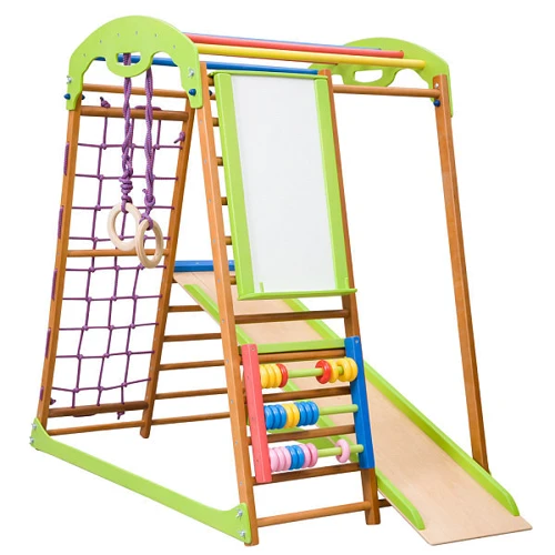 Детский спортивный комплекс для дома SportBaby BabyWood Plus фото 4