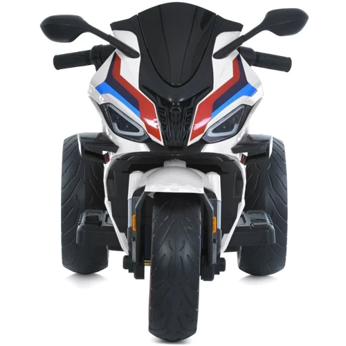 Детский трехколесный электромотоцикл Bambi 50W белый (M 6143EL-1)