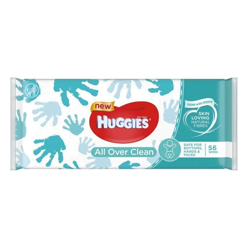 Салфетки влажные Huggies Over Clean 56 шт (5029053567822)
