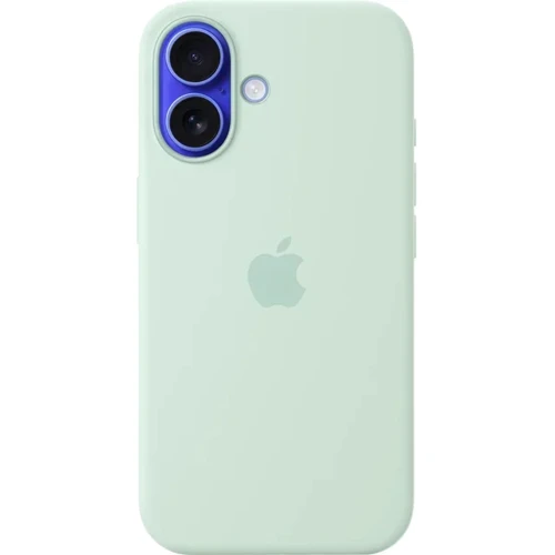 Чохол для iPhone Apple iPhone 16 Silicone Case with MagSafe - Aquamarine (MDGP4ZM/A): Колір бирюзовый
