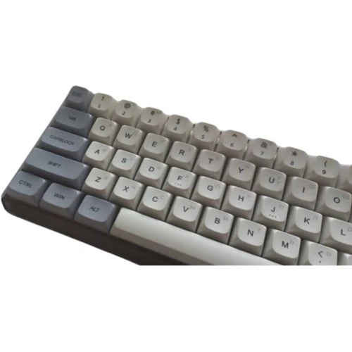 Клавиатура Motospeed Darmoshark K5 Gateron Yellow Pro Light Gray (dmk5lgypro): Количество клавиш 68