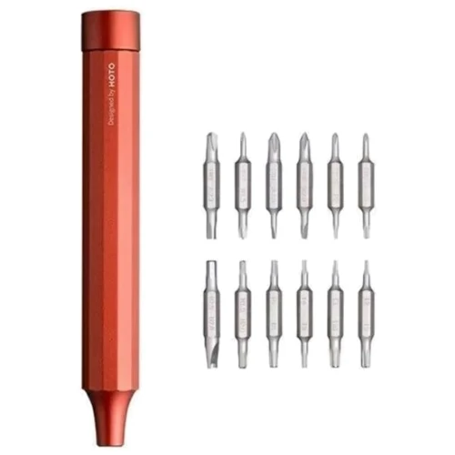 Викрутка Xiaomi HOTO Precision Screwdriver + біти 24 шт. (QWLSD004) Red: Тип Отвертка-держатель бит