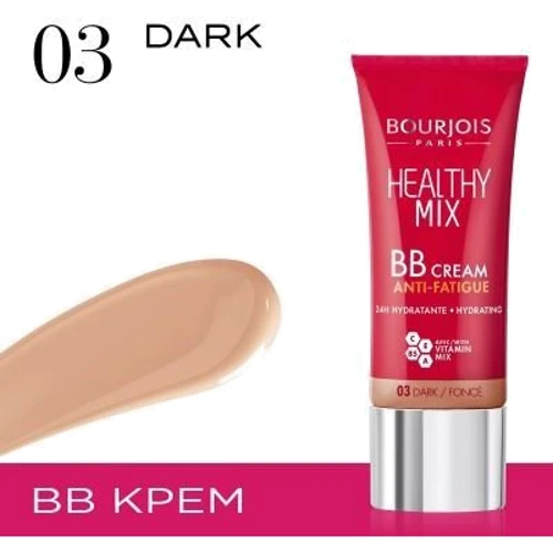Bourjois Healthy Mix BB №03 Dark Тональна основа вітамінізована 30 ml: Вид Тональні засоби