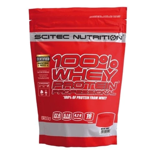 Протеин Scitec Nutrition 100% Whey Protein Professional 500 g /16 servings/ Kiwi Banana