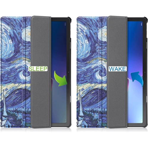 Аксессуар для планшетных ПК BeCover Smart Case Night for Lenovo Tab P11 (2nd Gen) (TB-350FU/TB-350XU) 11.5" (708691): Материал Искусственная кожа + TPU