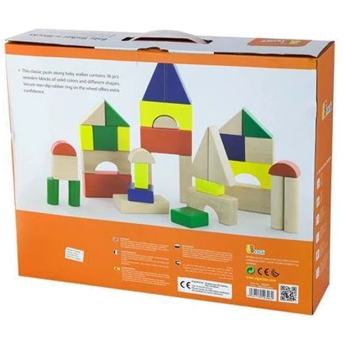 Детские ходунки-каталка Viga Toys Тележка с кубиками (50306B): Вид Каталки