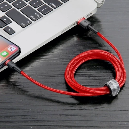 Кабель Baseus USB Cable to Lightning 2A 3m Red (CALKLF-R09) фото 5