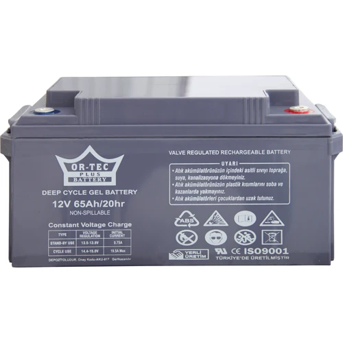 OR-TEC 12V / 65Ah GEL