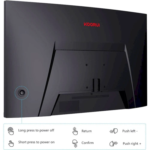 Монитор KOORUI 27E6QC: Разрешение Wide Quad HD (2560x1440)