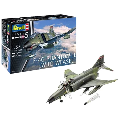 Сборная модель Revell Истребитель F-4G Фантом II "Дикая ласка" уровень 5 масштаб 1:32: Производитель Revell