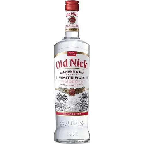 Ром Old Nick Caribbean White 37.5% 1 л (3012993045415)