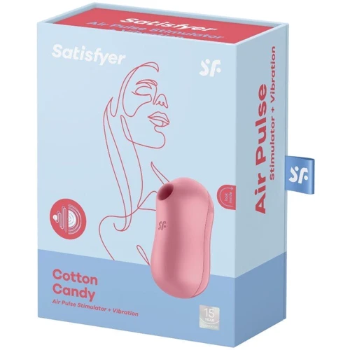 Компактный вибратор Satisfyer Cotton Candy pink