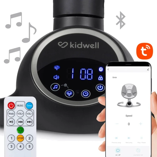 Закачуючий центр Kidwell 2в1 REVE Black/Silver (Hnrt_4852) фото 6