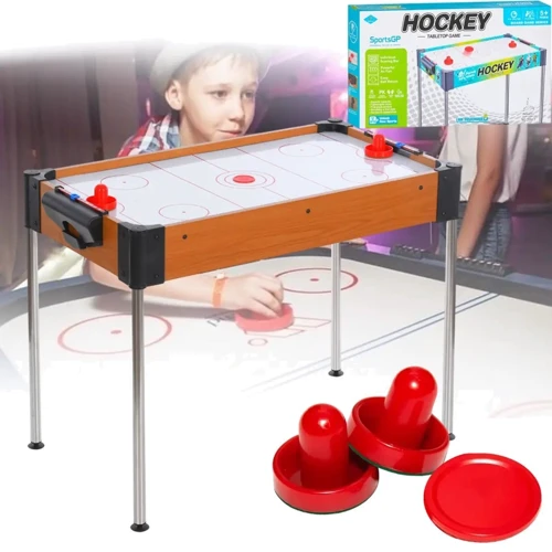 Настольный деревянный аэрохоккей на ножках SportsGP (2558)
