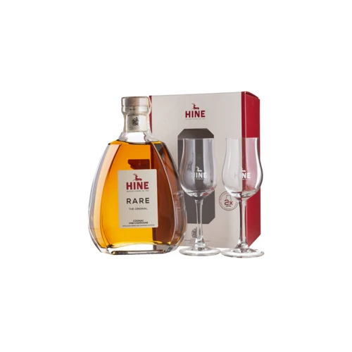 Коньяк Hine Rare VSOP, gift box + 2 glasses (0,7 л.) (BW50534)