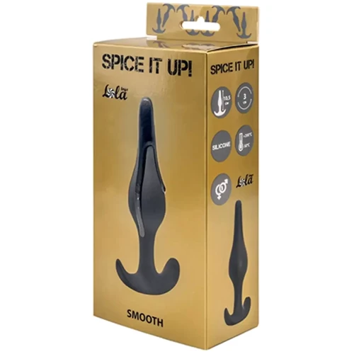 Анальный плаг Lola Toys Spice it up Smooth - Dark Grey, 57800802
